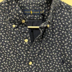 Mens Ralph Lauren floral button down shirt
